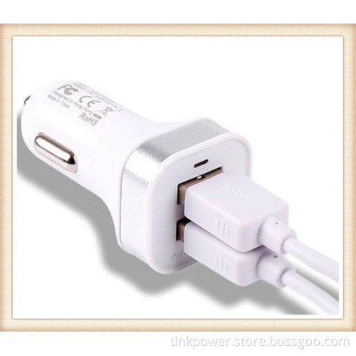 2014 Wholesale 5V 2A Portable USB Car Charger for iPhone/iPad/ Mobile Phone Car USB Charger